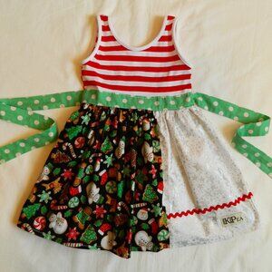 Girls size 3 Christmas Cookies Dress